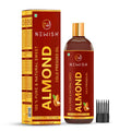 For Newish® Skin, Oil Rogan 100% Sweet Unrefined Natural Badam And (Pack Oil 200Ml Hair, Almond Pure Cold Body Of & 1) Pressed |