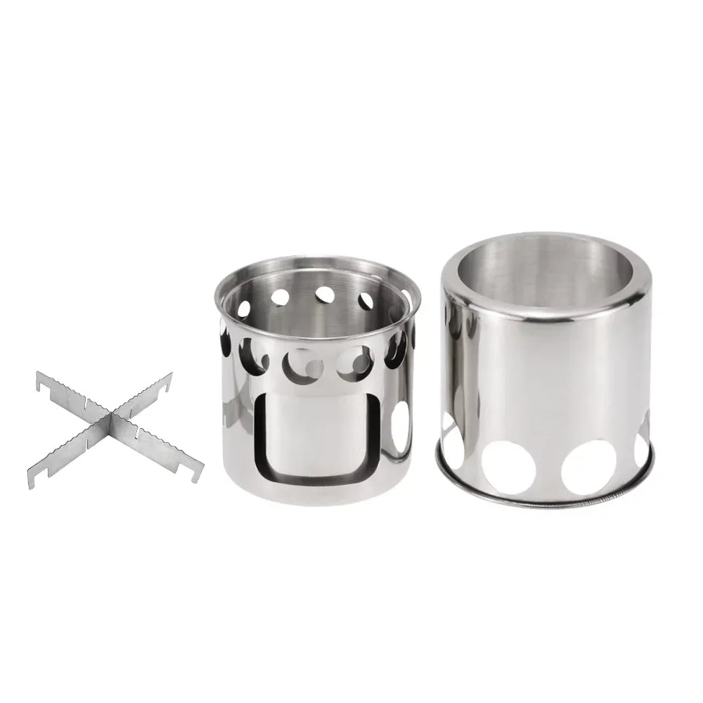 and Stove Wood Set, Tomshoo Activities Cooking for Compact Backpacking Burning Pot Ideal and