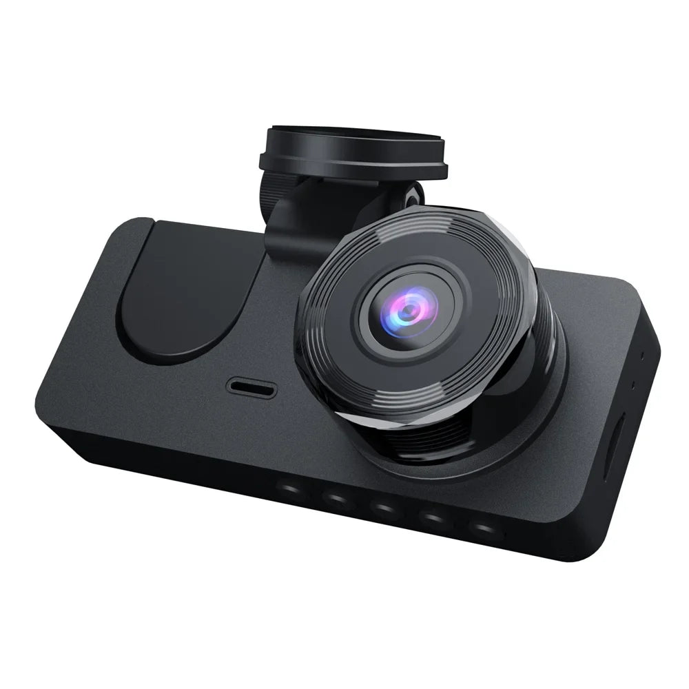 Rear One-Key Driving Shinysix Detection Inside Recorder 1080P Inch Loop & Camera 2 Dash Recording DVR Screen Lock Camera Front Motion & Support Night-Vision Dashcam