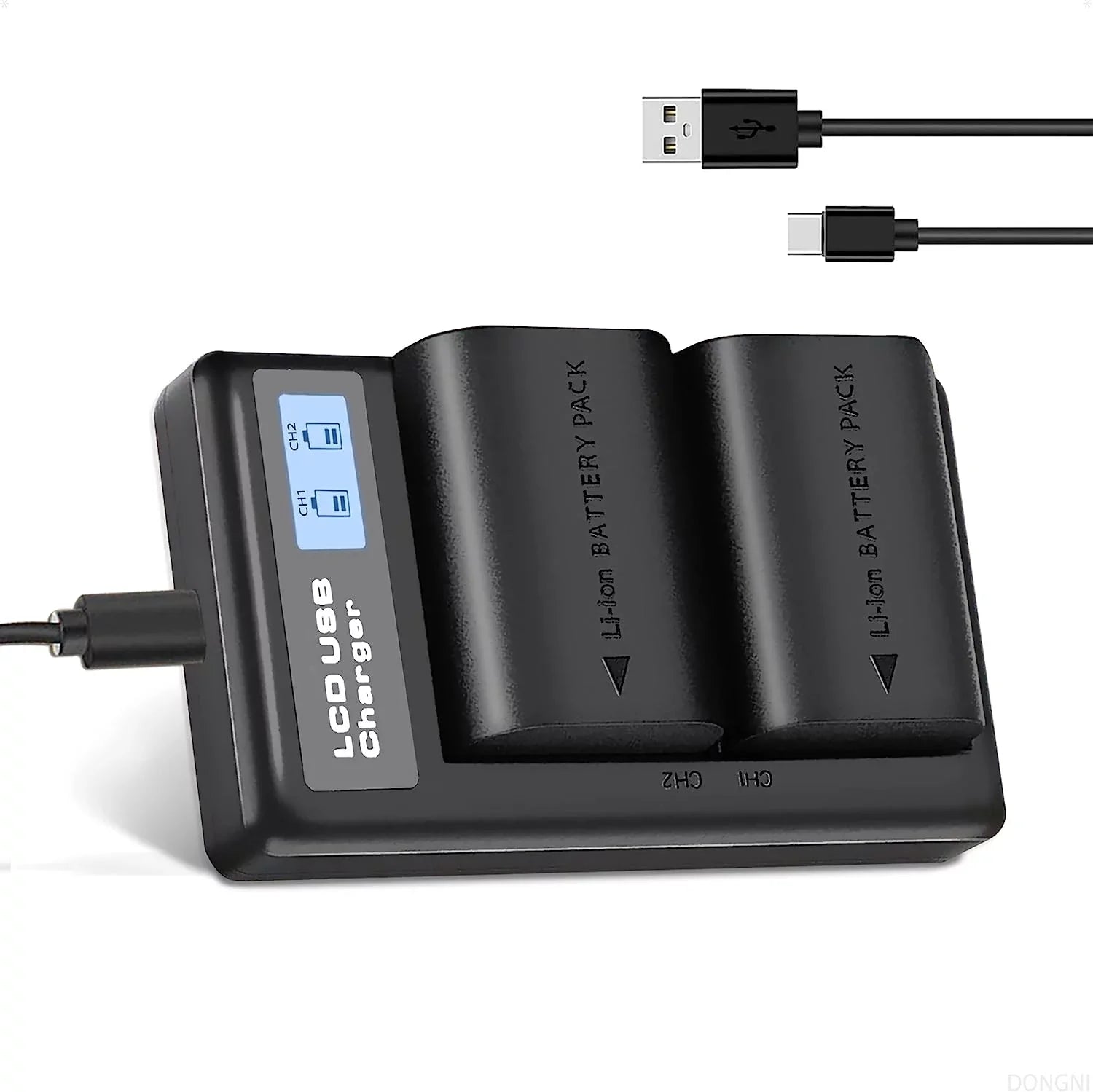5DS 90D Mark Canon R6 R5 Charger Batteries 60D and 2-Pack EOS 70D 5D Dual 6D 7D 2950mAh LP-E6NH R for II/III/IV 80D Camera