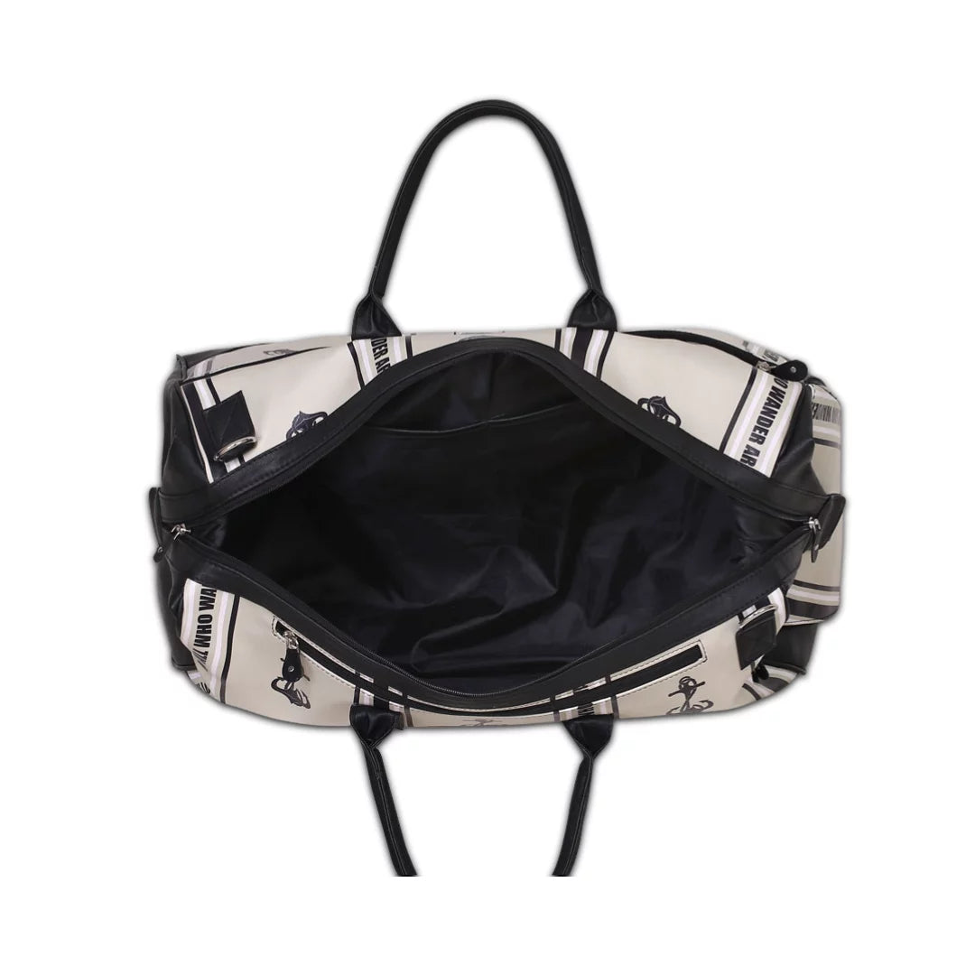with Large Adjustable Unisex Strap with Anchors bag Weekender Shoe Separate Travel Compartment Away