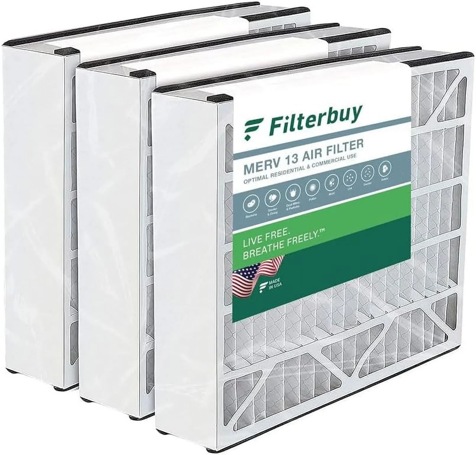 13 Air (3-Pack) Trion Furnace Bear MERV AC 16x25x3 Air Filterbuy HVAC Pleated for 255649-101 Filters