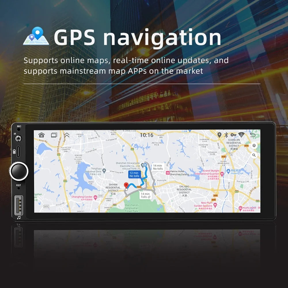 Radio Mirror Auto Link navigator,13 GPS Auto Android Inch Rear 6.86 Car Wifi/bt Camera Wifi/bt Android Car Mirror Radio Car 13 Wifi/bt Support Android Buzhi Auto GoolRC Stereo Stereo 6.86 13 Inch Car