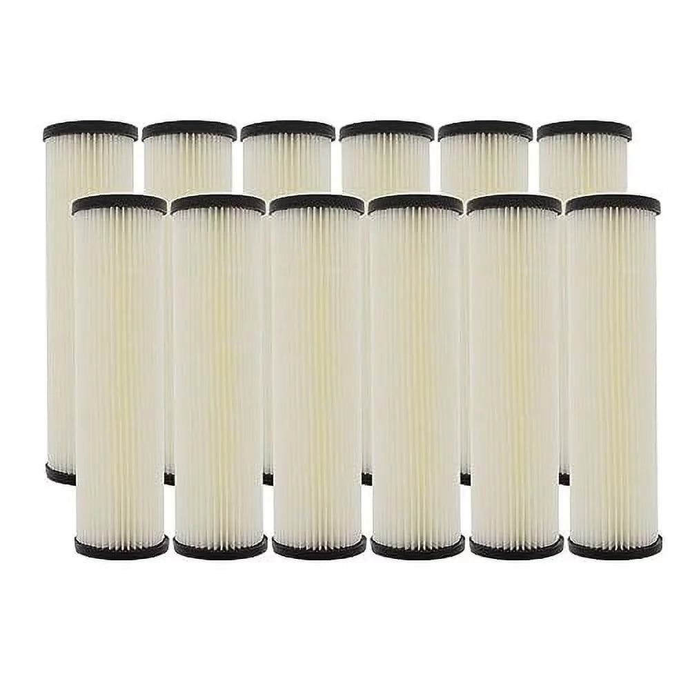 X 20 Pack 12 10 Water Inch Sediment S1 Micron Standard 2.5 Pleated Filter