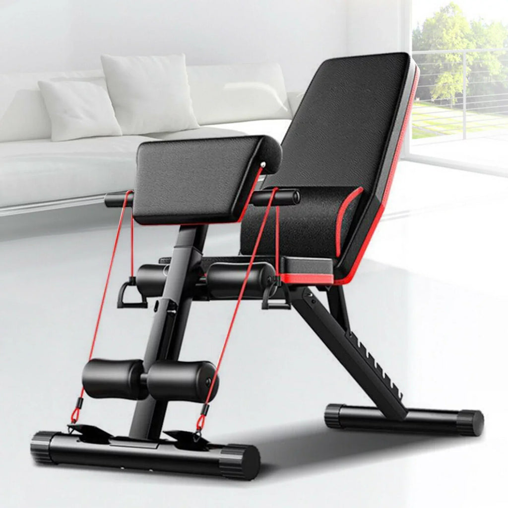 Adjustable Decline Workout Foldable Incline Full Dumbbell Weight Gym Body Bench