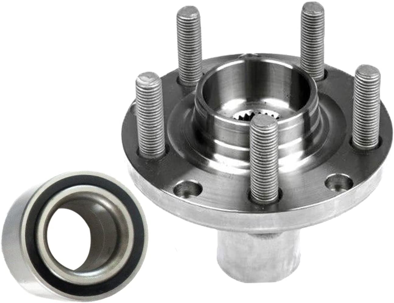 with Impreza Lug Pair Wheel Front Compatible Bearing Bearing Subaru Motors with Hub 5 Legacy 930-500-517008 Forester Assembly Afa Wheel