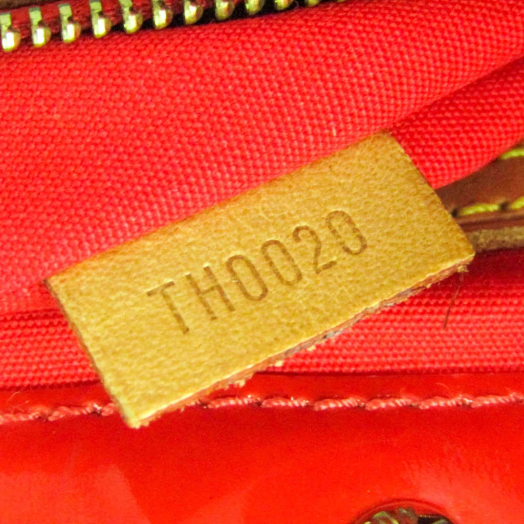 (Good) Handbag Pre-Owned Women's M91086 Rouge Reade Monogram Vuitton Louis Vernis MM