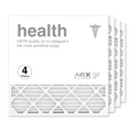 Filter Made 13 Air HVAC Pleated MERV AIRx Health 4-Pack AC Air the Furnace Filters in 24x24x1 USA Filter,