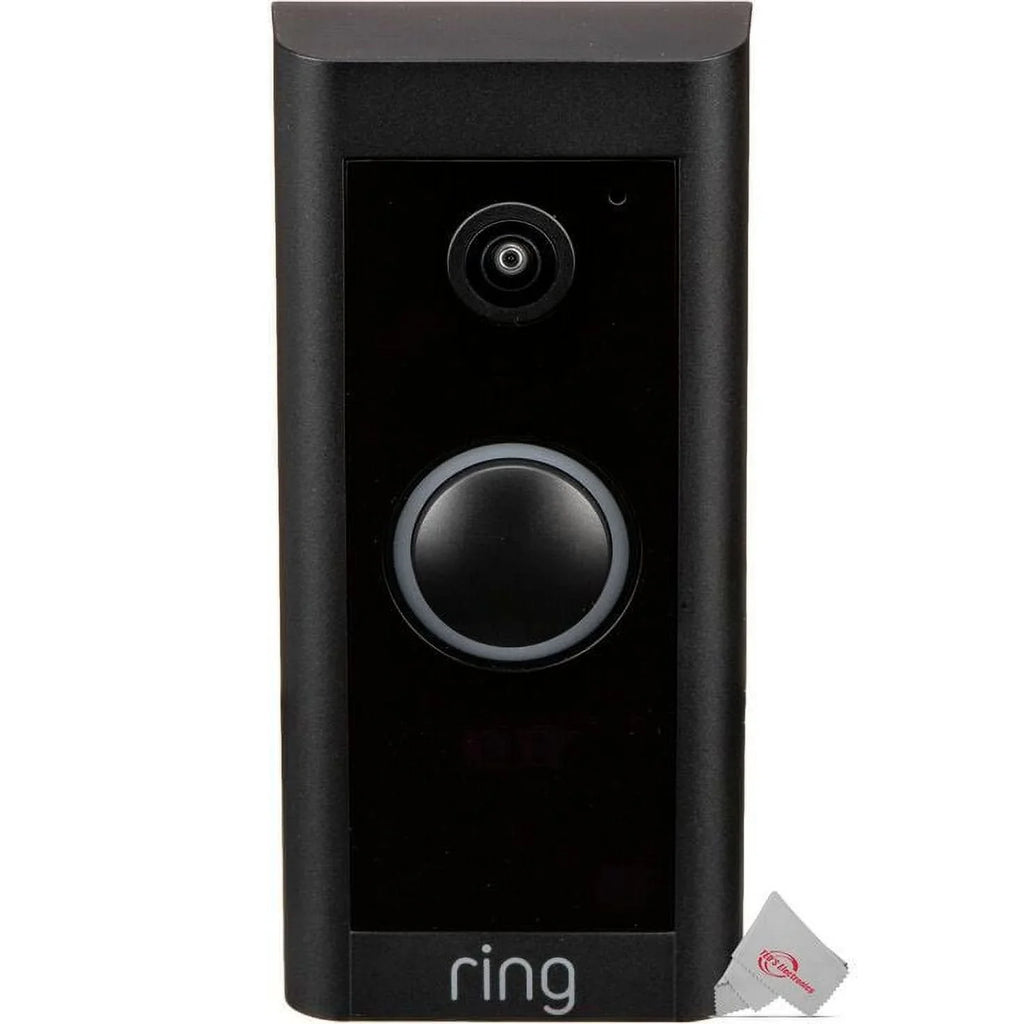 HD Black Wired Doorbell Video 2x 1080p