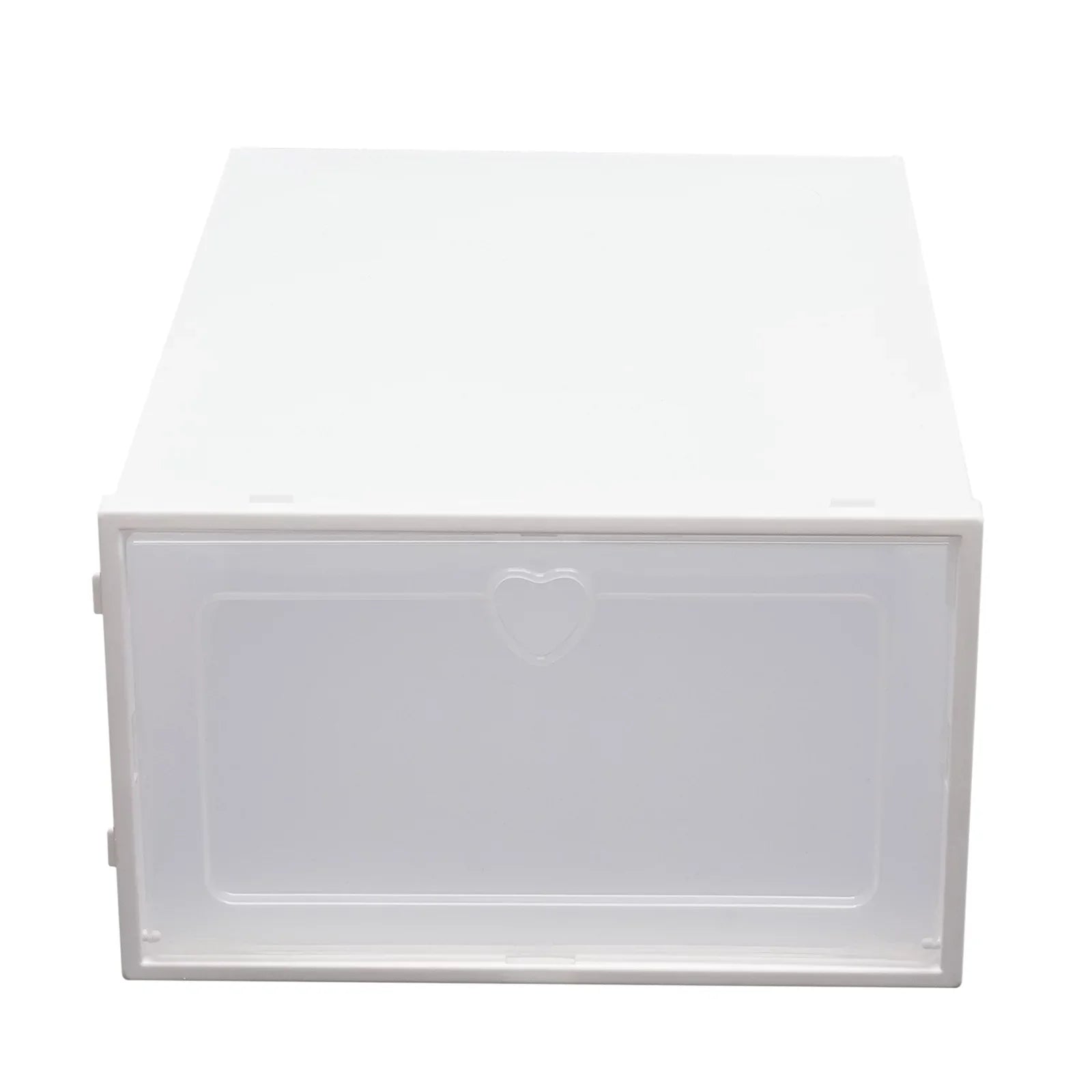 Foldable Organizer Drawer Flip Clamshell Loyalheartdy Box Plastic Shoe Clear Container Boxes Stackable Case 20Pcs Shoe Storage