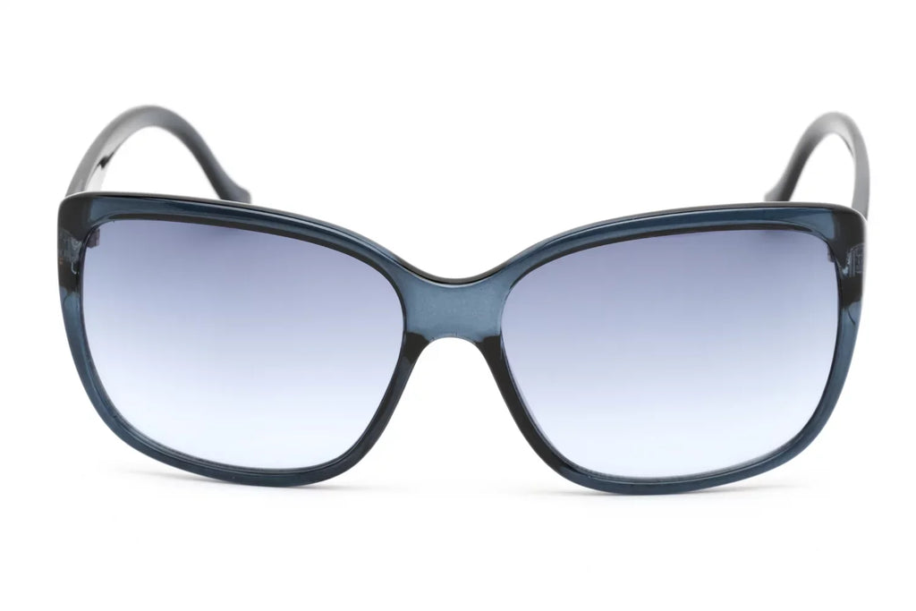 Klein Gradient Sunglasses 60 Oversized Ladies Blue 410 Calvin CK20518S