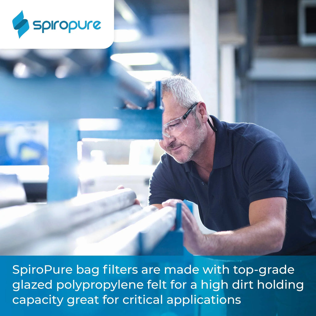 SP-BN-410-600 SpiroPure Woven of (Case Mesh Liquid BN-410-600 Micron 40) (10”) Monofilament 600 Filter 255015-03 Nylon Bag #3