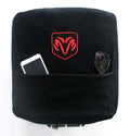 Ram Black with Ram Fit Officially Select Custom Armour for Logo Models Cover Licensed Embroidered Seat Console Center -