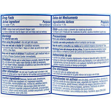 16oz Diaper Each Cream - 3 - Pack Jar Rash Balmex