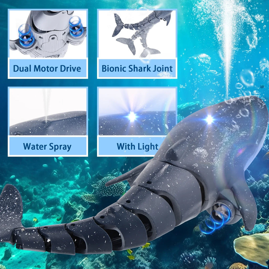 Spray RC Toys Boat Boat Kids, for Pool for Pool RC Toy Toys, Shark Whale Ant Boys Toys, Swimming Girls, Class Diving Water Remote for Control