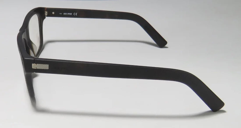 LENSES SPADE JACK FULL-RIM CLASSIC DESIGNER NEW MATTE DESIGN TORTOISE FRAME 53-18-140 COLLECTIBLE DEMO JONATHAN MENS/WOMENS UNISEX EYEGLASSES/EYEWEAR