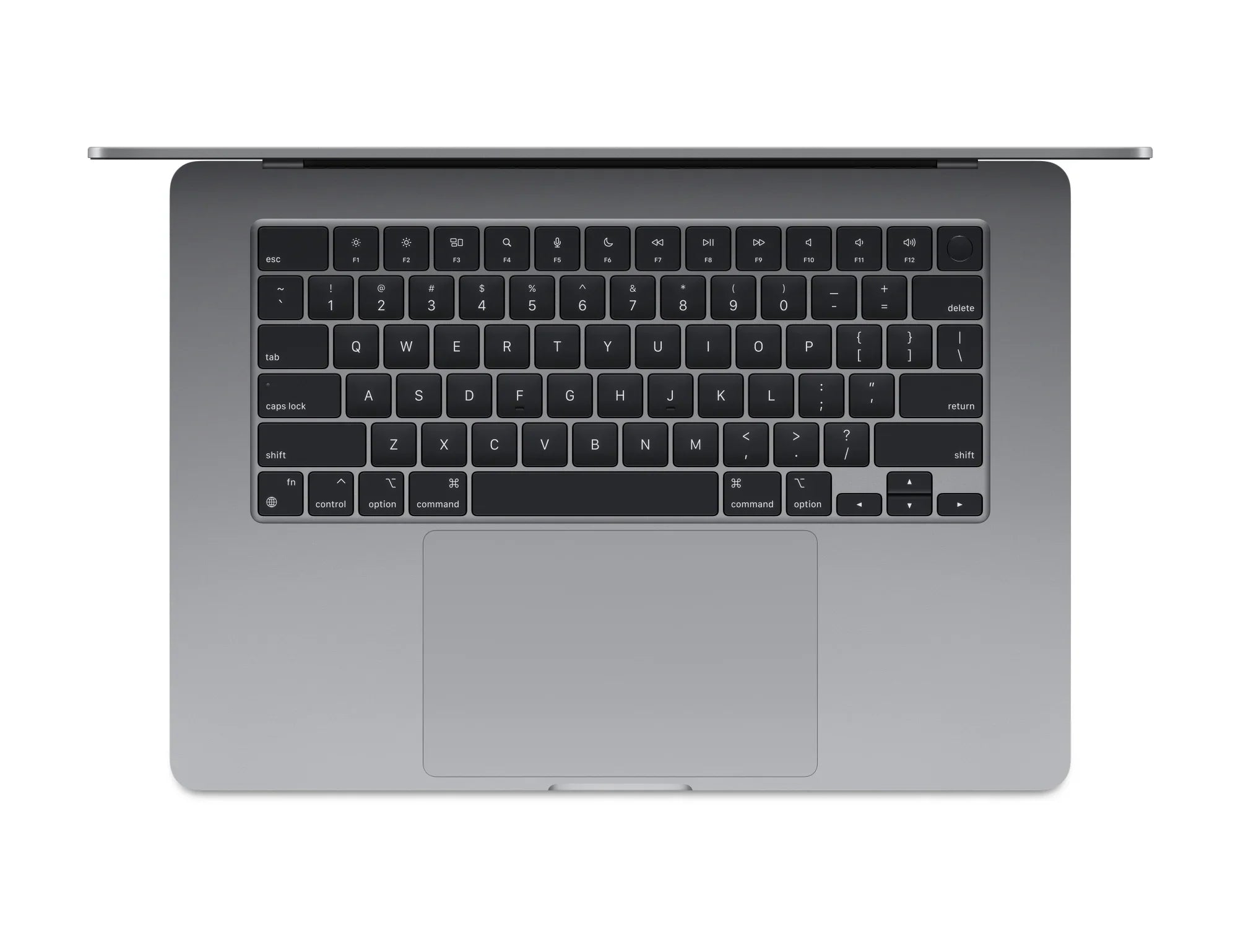 10-core - Apple Space CPU RAM, Air Pre-Owned Box) Gray 256GB M2 (Open with Laptop 8-core MacBook and Chip 8GB SSD GPU, 15-Inch