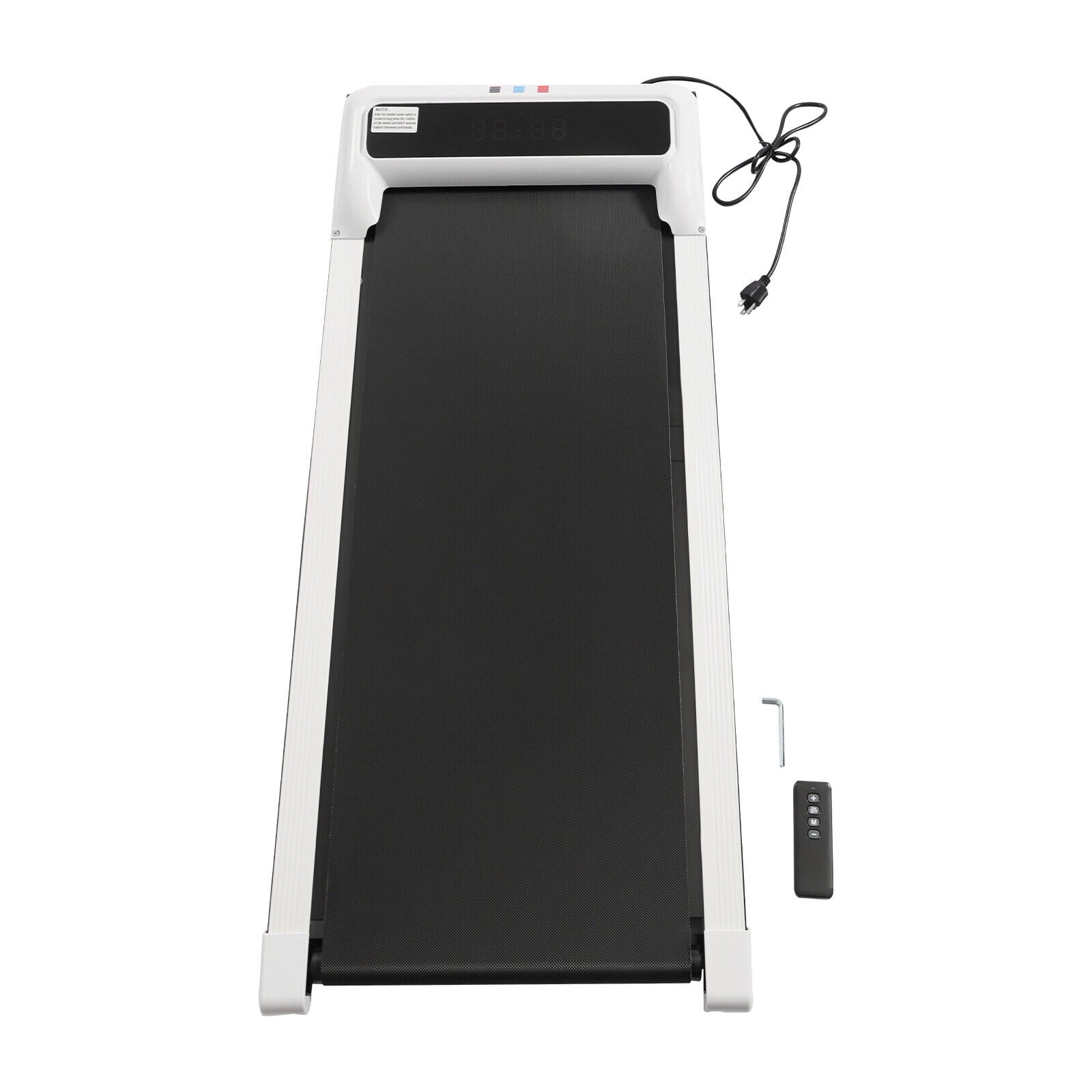 Control Jogging 2 Pad Home Remote Under Electric ZhdnBhnos Fitness Walking Treadmill in Portable Desk 600W 2.25HP Motorized 1 Running Machine