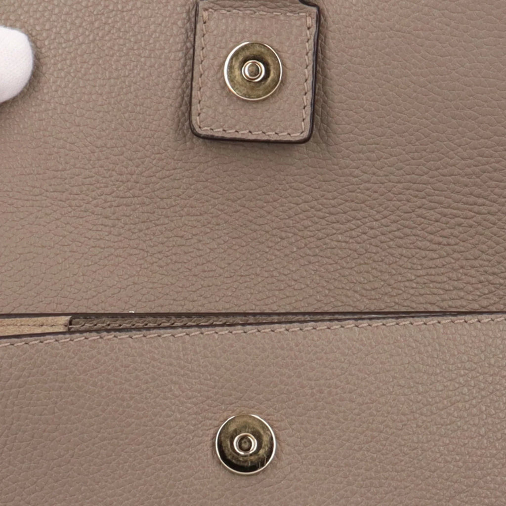 Chloé (Fair) gray leather Chloe bag Pre-Owned shoulder Faye ladies