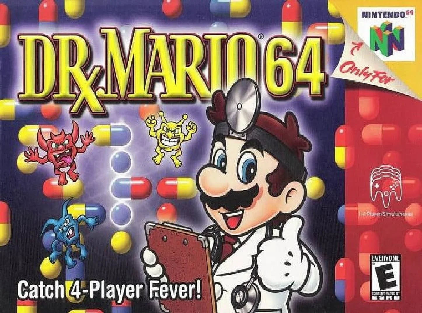 Puzzle 64 Restored Dr. Mario (Refurbished) (Nintendo 64, Game 2001)