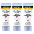 Protection, Water Spectrum Oxybenzone-Free, Spf 3 Travel Size, Resistant, Neutrogena Pack Broad Uva/Uvb Sunscreen Sheer Of Fl. Dry-Touch 30 3 Non-Greasy, Non-Comedogenic, Ultra Oz, Lotion,