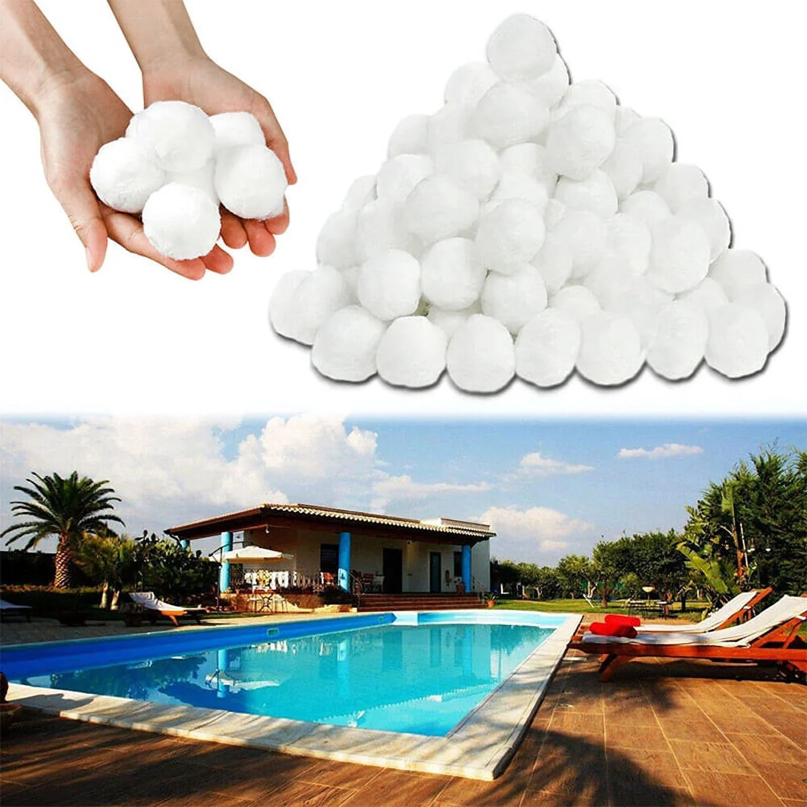 Pool-1PC Sand Filter Ball 700G 25Kg Filter Can MageCrux Material Replace Filter For