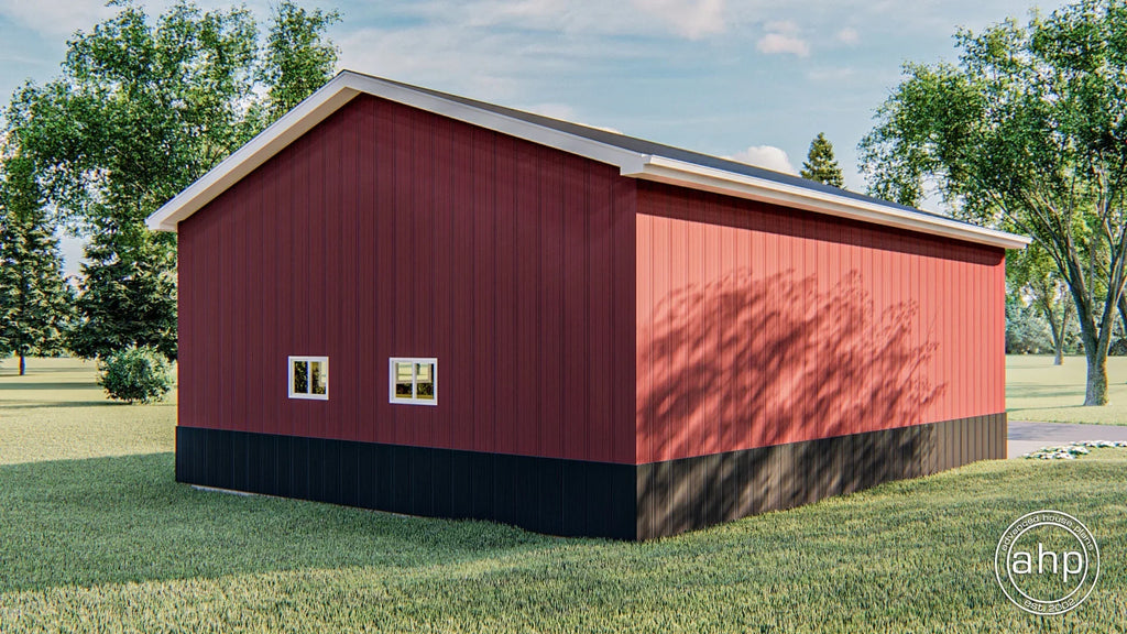 Barn/Post Blueprints Builder House Pole Advanced Plans: Ready | | 29455 Plan Pierce Frame