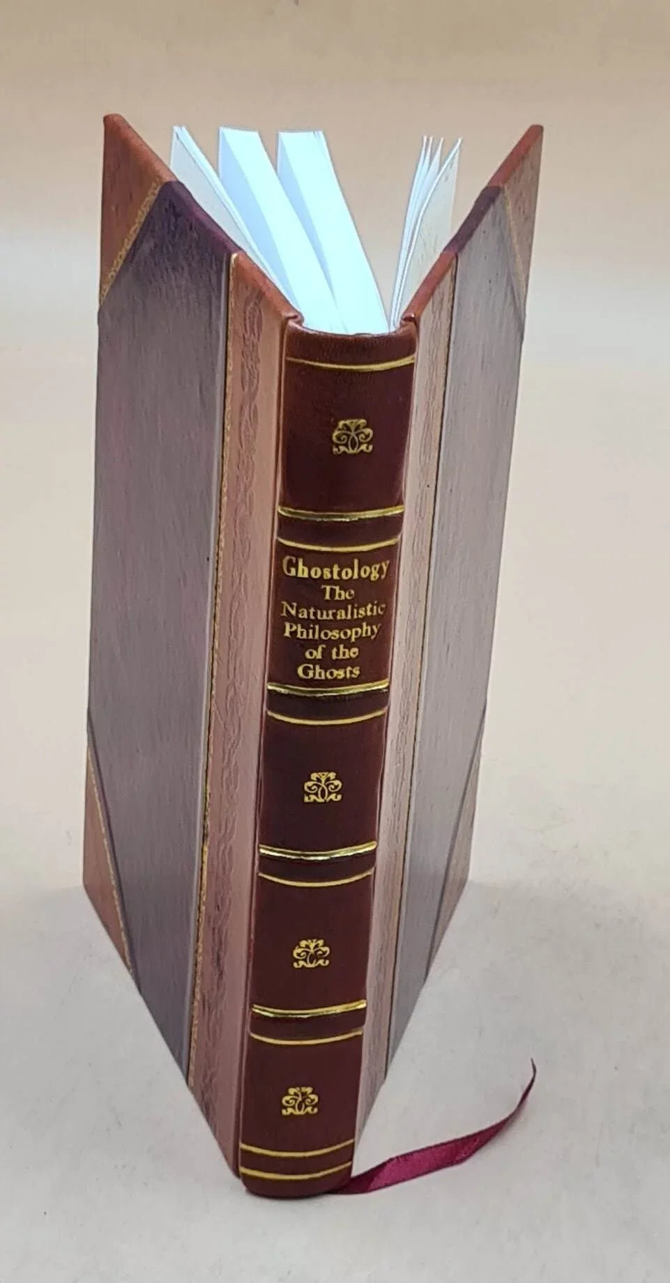 of naturalistic philosophy 1924 The ... ghosts. Ghostology Bound] the [Leather