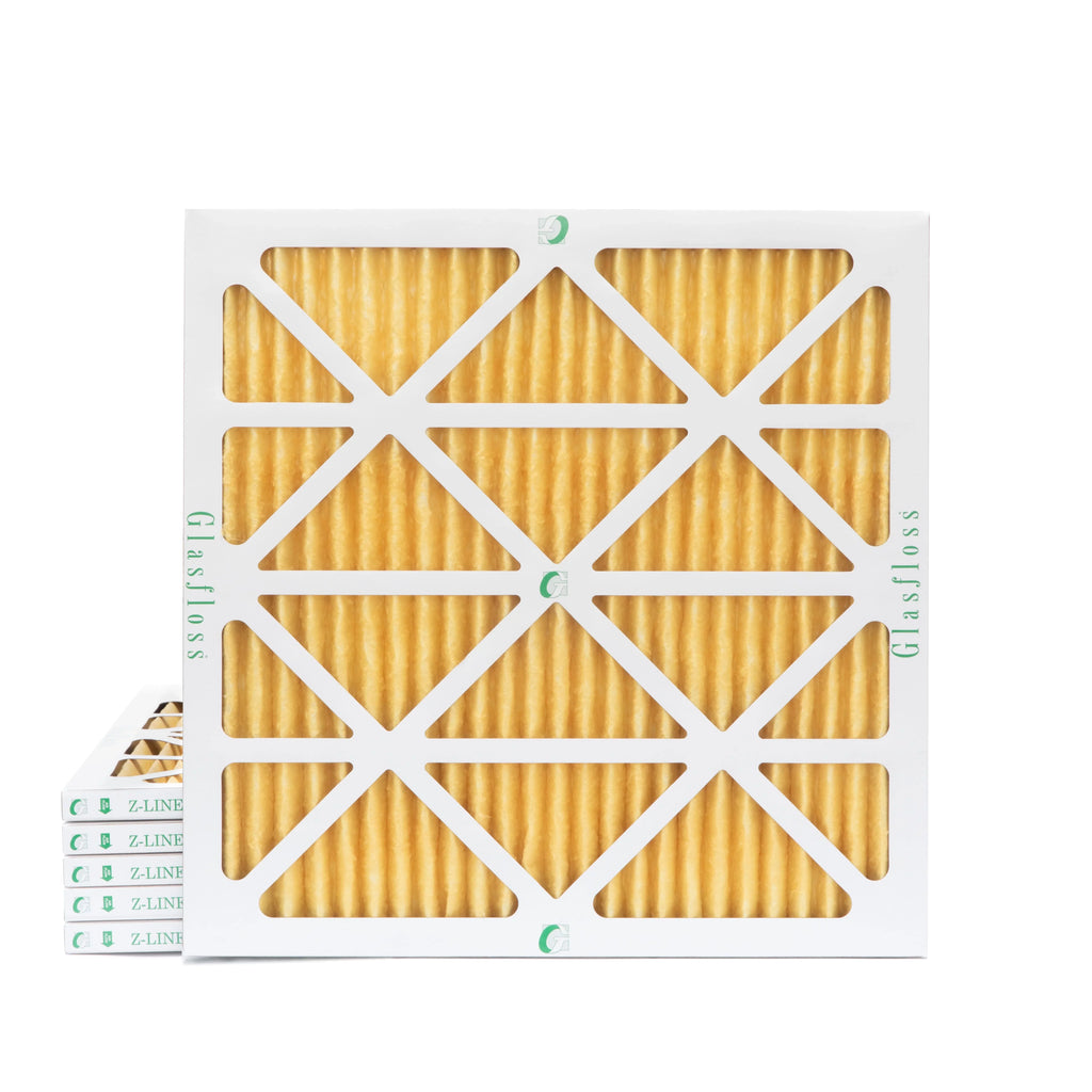 Actual Size: Air by x of Glasfloss. MERV 11 Pleated 7/8 21-1/2 6 Filters Pack 22x22x1 x 21-1/2