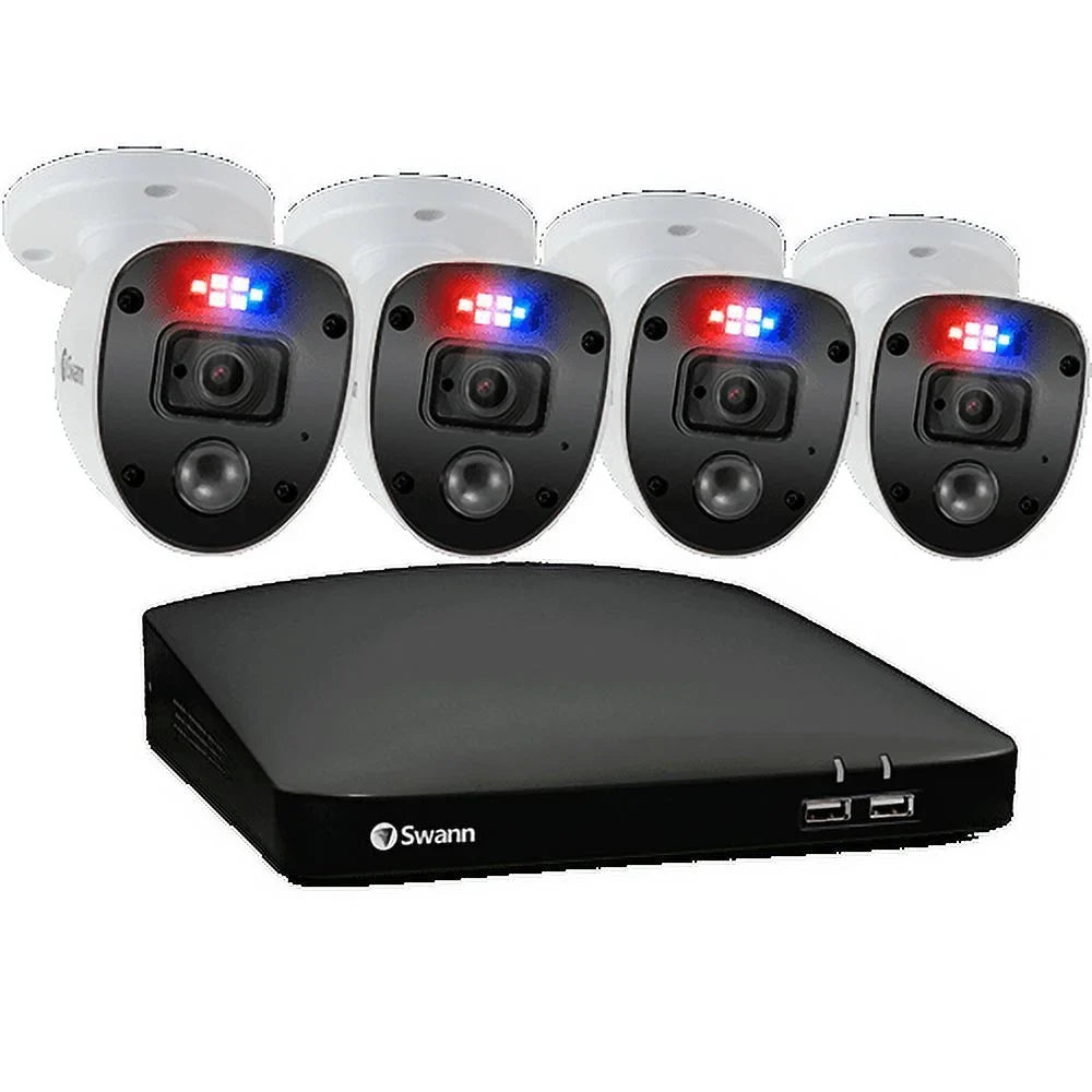 HD DVR Camera TB Swann System, Full HDD 1 Security Channel 4 Enforcer 1080p 4