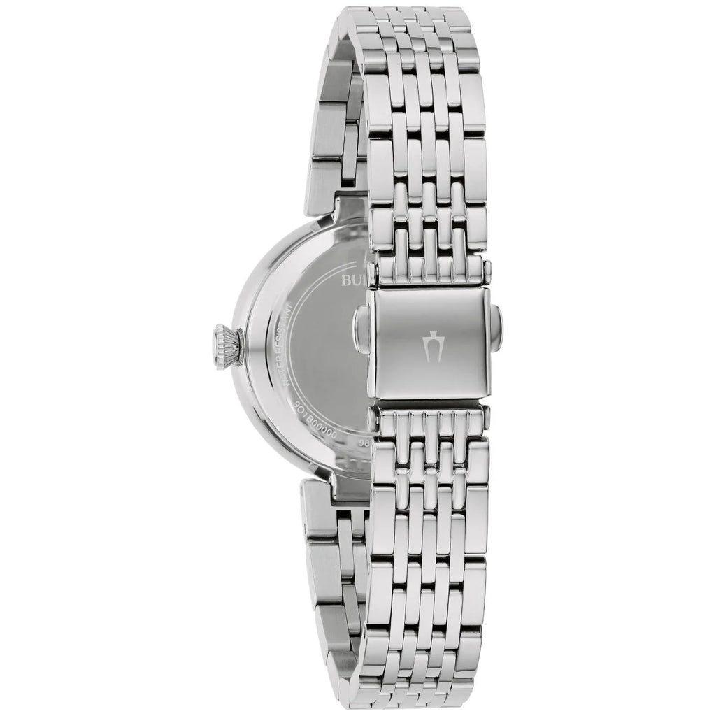 Accent Women's Steel Crystal Watch Stainless - 96L284 Bulova
