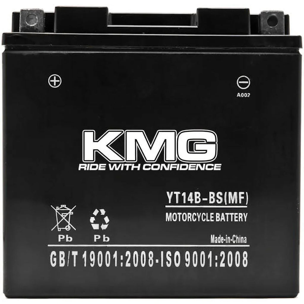 XV17P Performance 2002-2008 with Maintenance Replacement Battery SMF YT14B-BS Warrior Yamaha 1700 Free Road Watercraft Powersport ATV Sealed OEM High Star Snowmobile 12V Battery Compatible Motorcycle