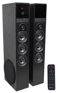 Television TV-Black For Theater System Tower Speaker Sony Smart Home w/Sub