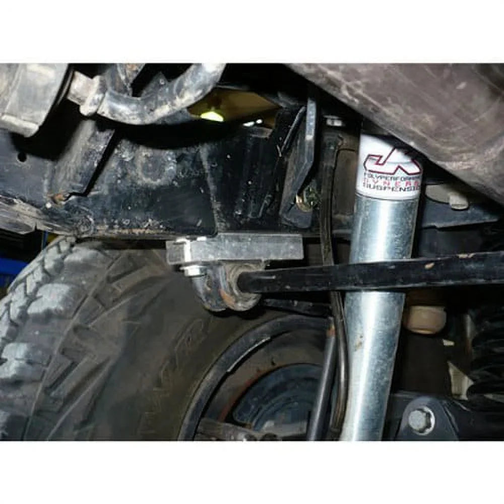 Jeep Drop Kit 1.0in Wrangler JK/JKU Bracket Alum Billet Rear Drop Bar 07-18 Synergy Sway