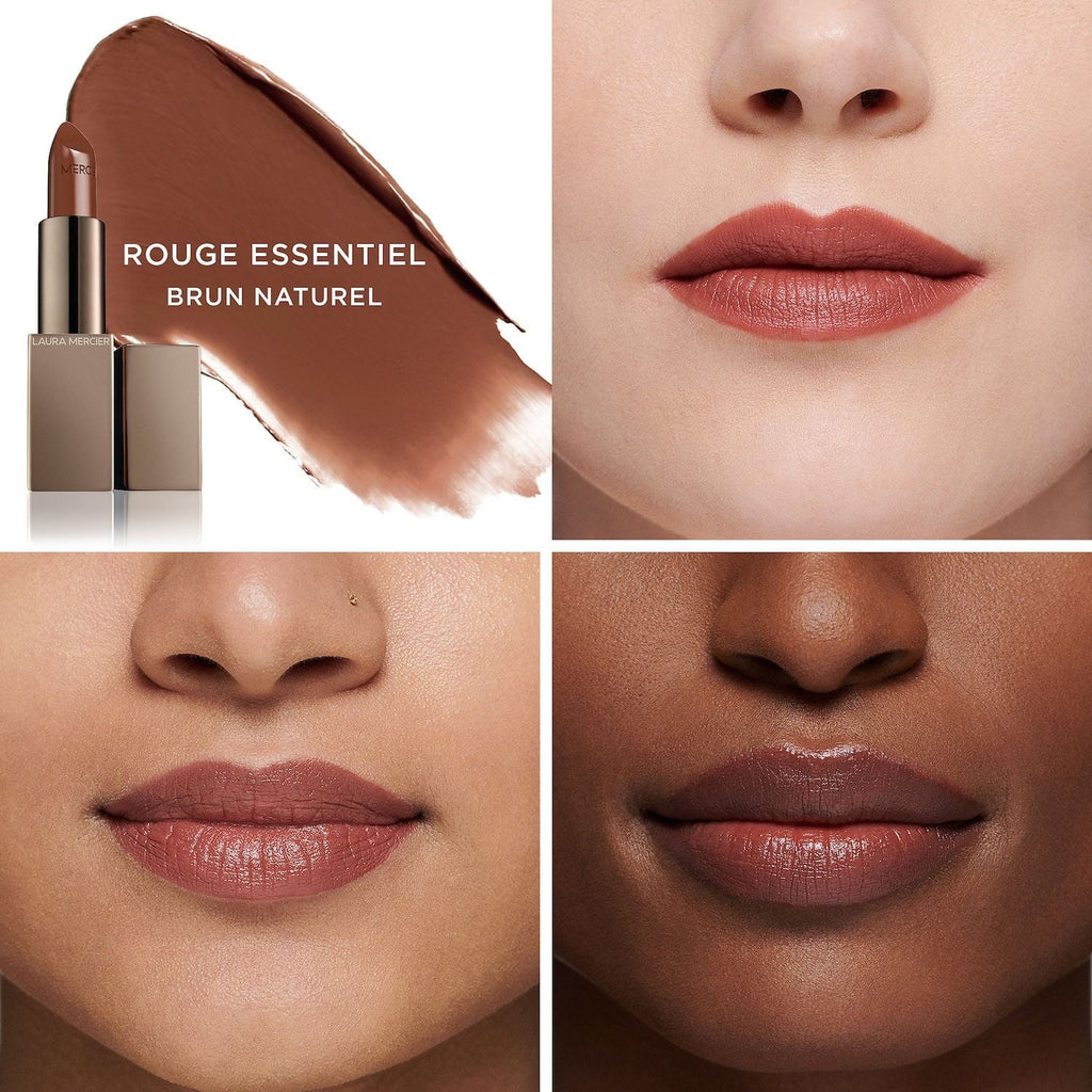 Cream - Rouge Mercier Lipstick Brun brown Naturel Essentiel Silky Laura - neutral