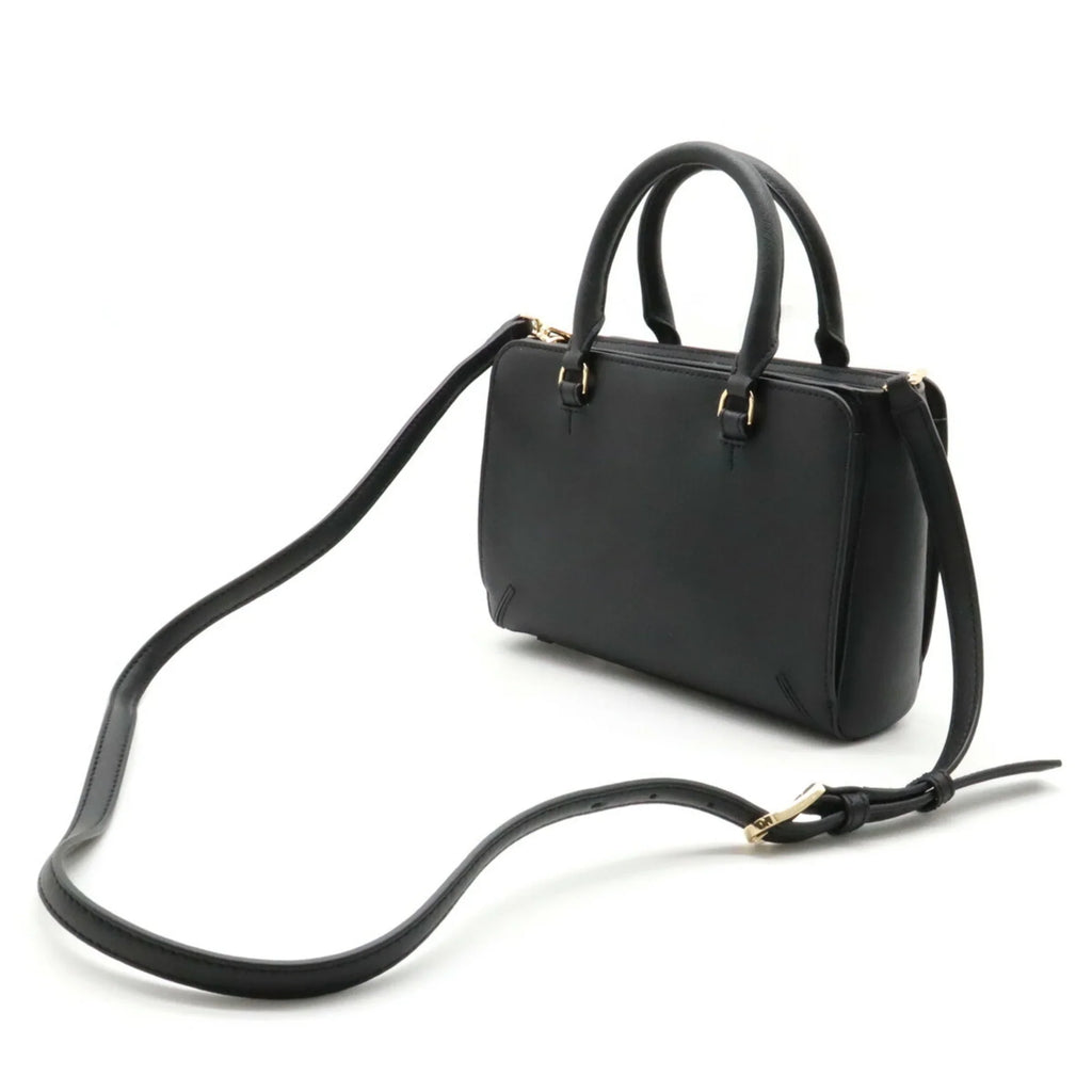 (Like Tory Black Pre-Owned Shoulder Bag New) Handbag Leather Burch BURCH TORY