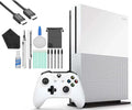 Xbox OneS White 1TB Microsoft with HDMI Console Gaming Cleaning Kit