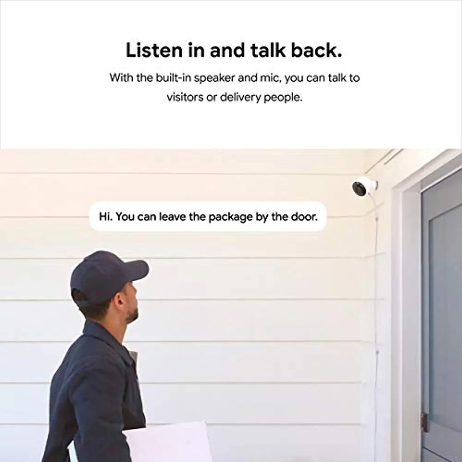 Surveillance Phone Generation - Outdoor Camera with Your 1st Night 2-Pack Control - Weatherproof Nest Vision Cam with Camera Outdoor - Google -