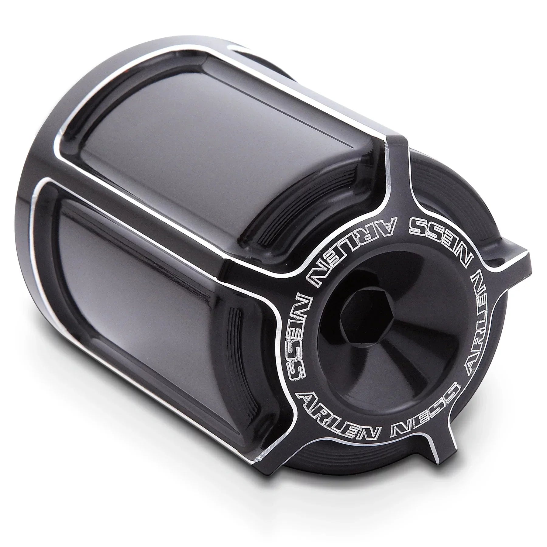 Black Ness Arlen Beveled Re-Usable Billet (03-463) Filter Oil