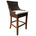 Barstool Padma's Rattan Outdoor -Crocodile Plantation Alfresco