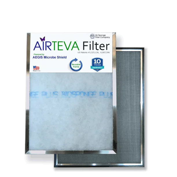 AC, 24 x Replacement Airteva Size: 24 1/2 Biosponge Filter (1) Pad 3/4" (25 1) x x X Plus With Furnace Actual 25 1/2