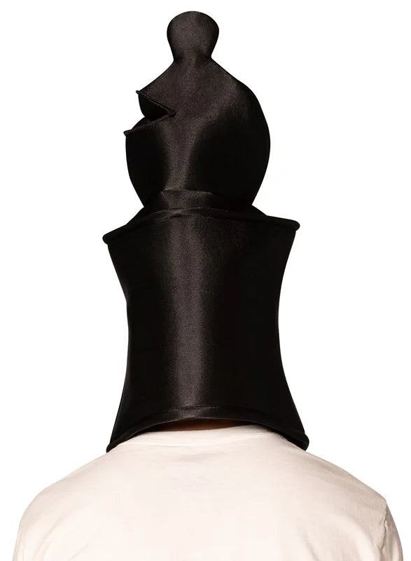 One Size, R1309-OS Costume, Halloween Adult Ultimate Mask BlackBishopChessHeadpiece Imposta Deluxe Rasta