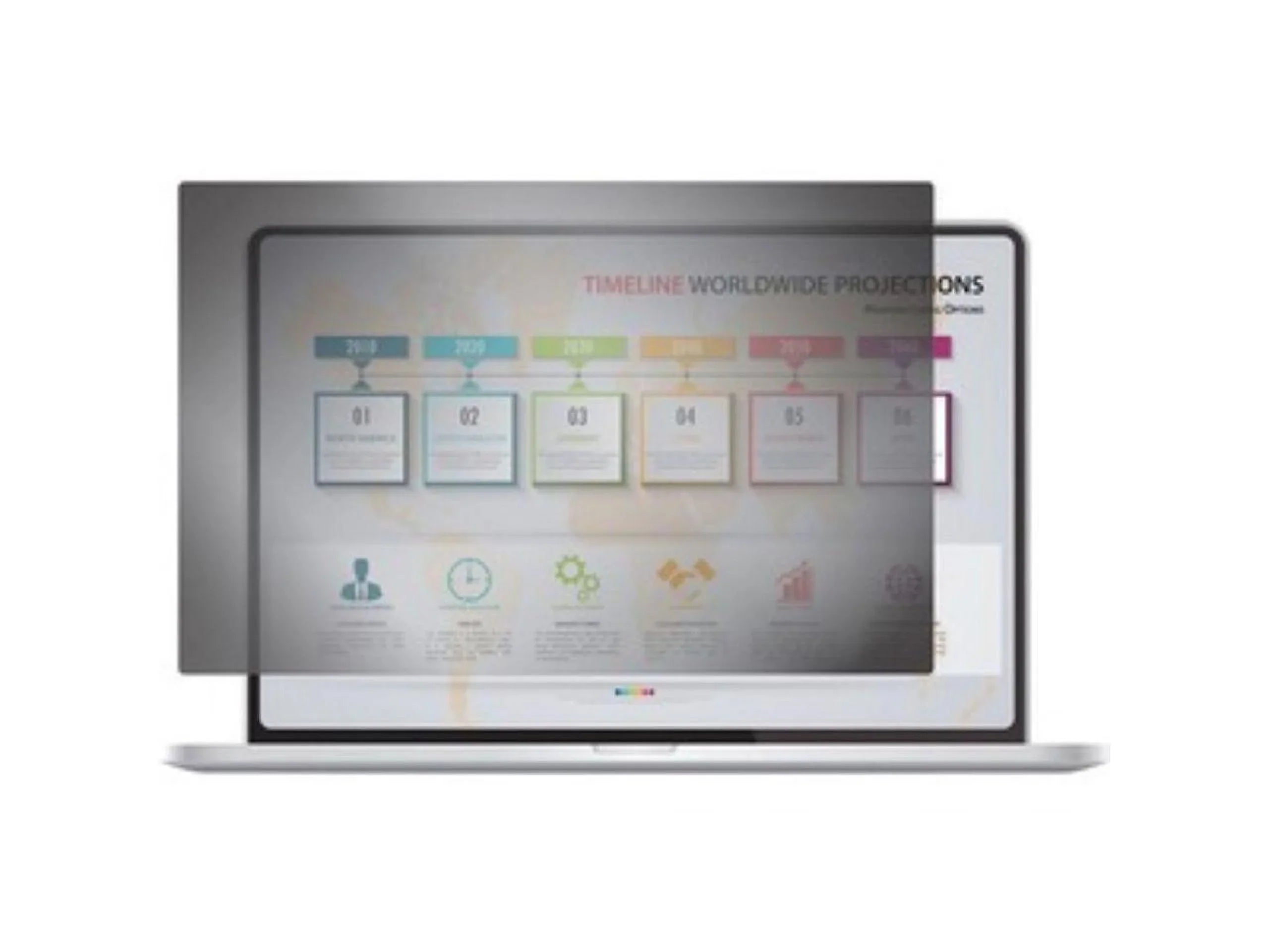 PrivacyView Laptop, Widescreen Rocstor Filter for Privacy PV0016-B1 Black 14"