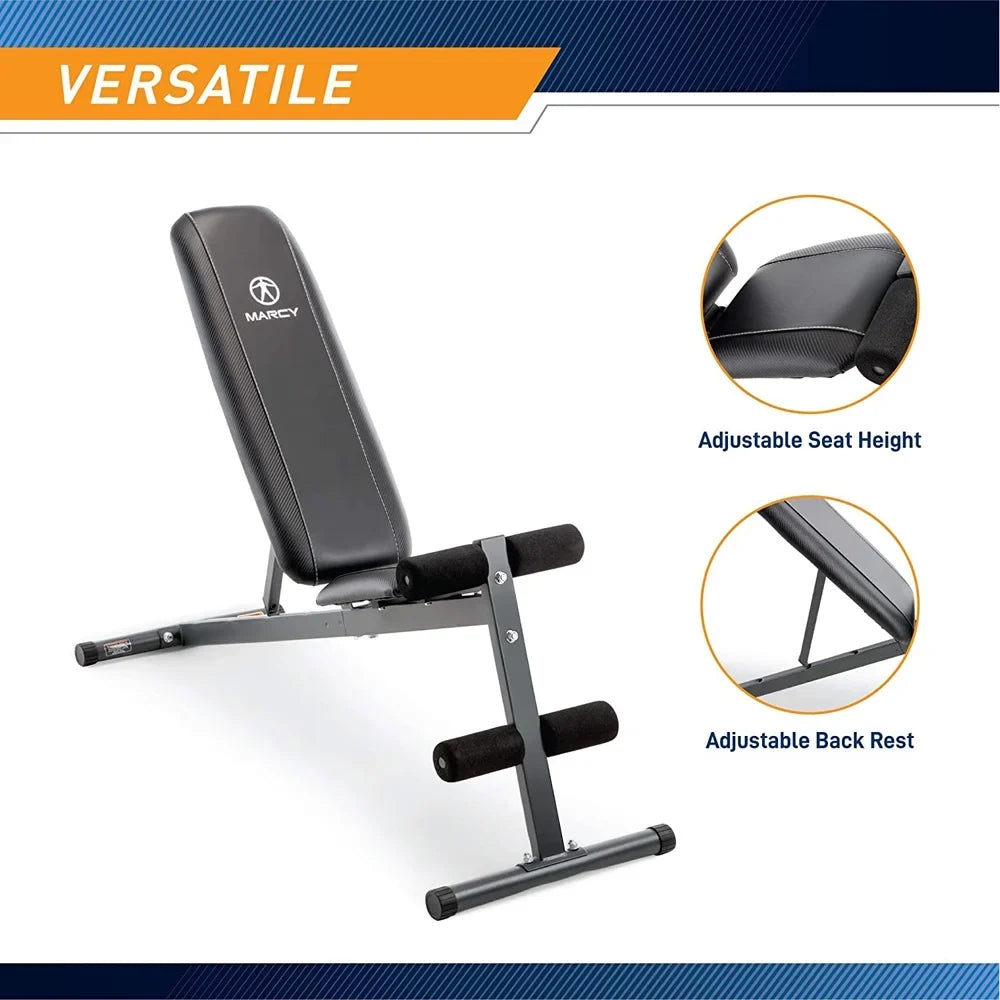 Incline, Deco Bottle Bench Sport Upright, Cooling Utility for Marcy Exercise SB-261W with and Essentials Ounce Bundle and Decline, Flat 27 Workout Water Towel
