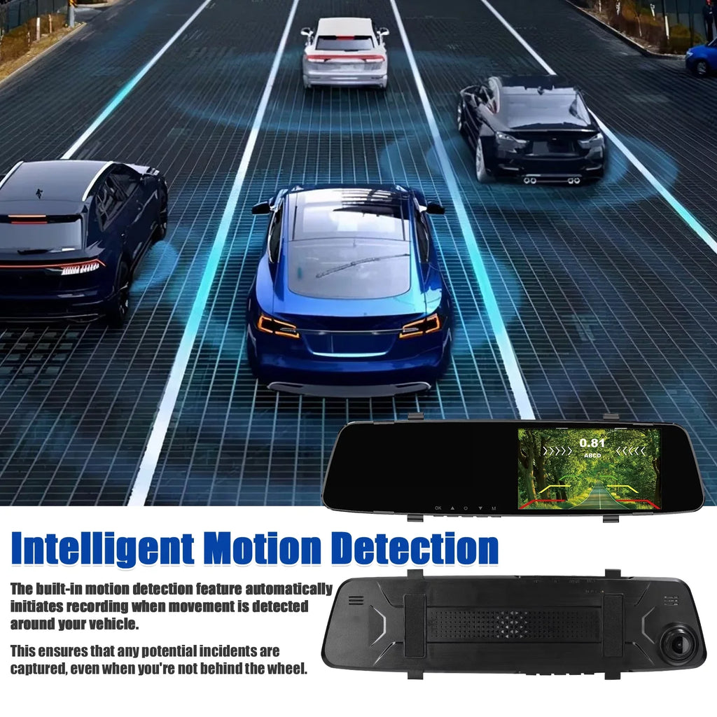 Camera Dash Dash Rear Camera,Reco Dual Nebublu Dash Radars 4.3 Camera Reverse Apexeon Support DVR 1080P Screen Inch Rear Cam