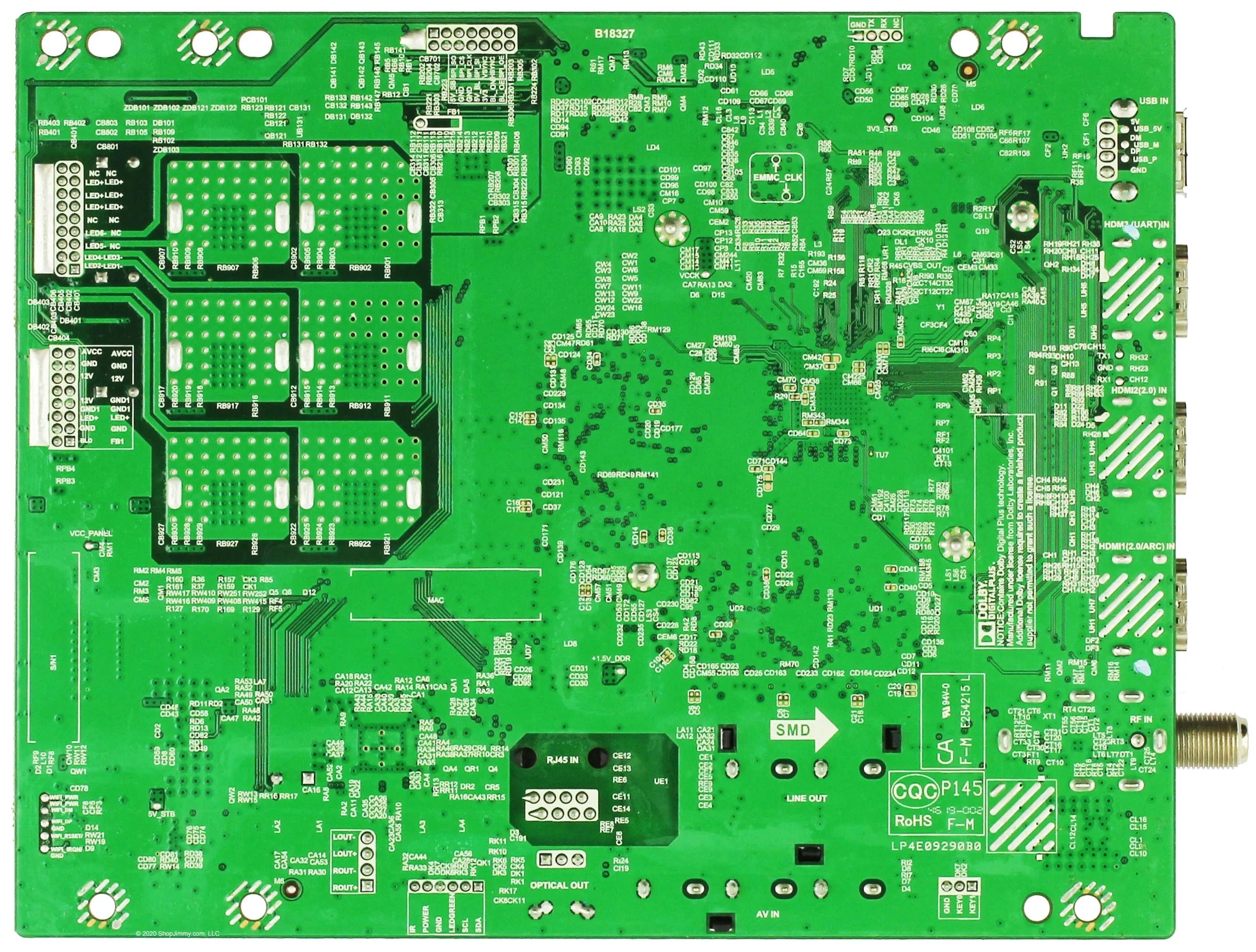Serial) V655-G9 (LINIYBTW Vizio 6M03A0001X00J Board Main for