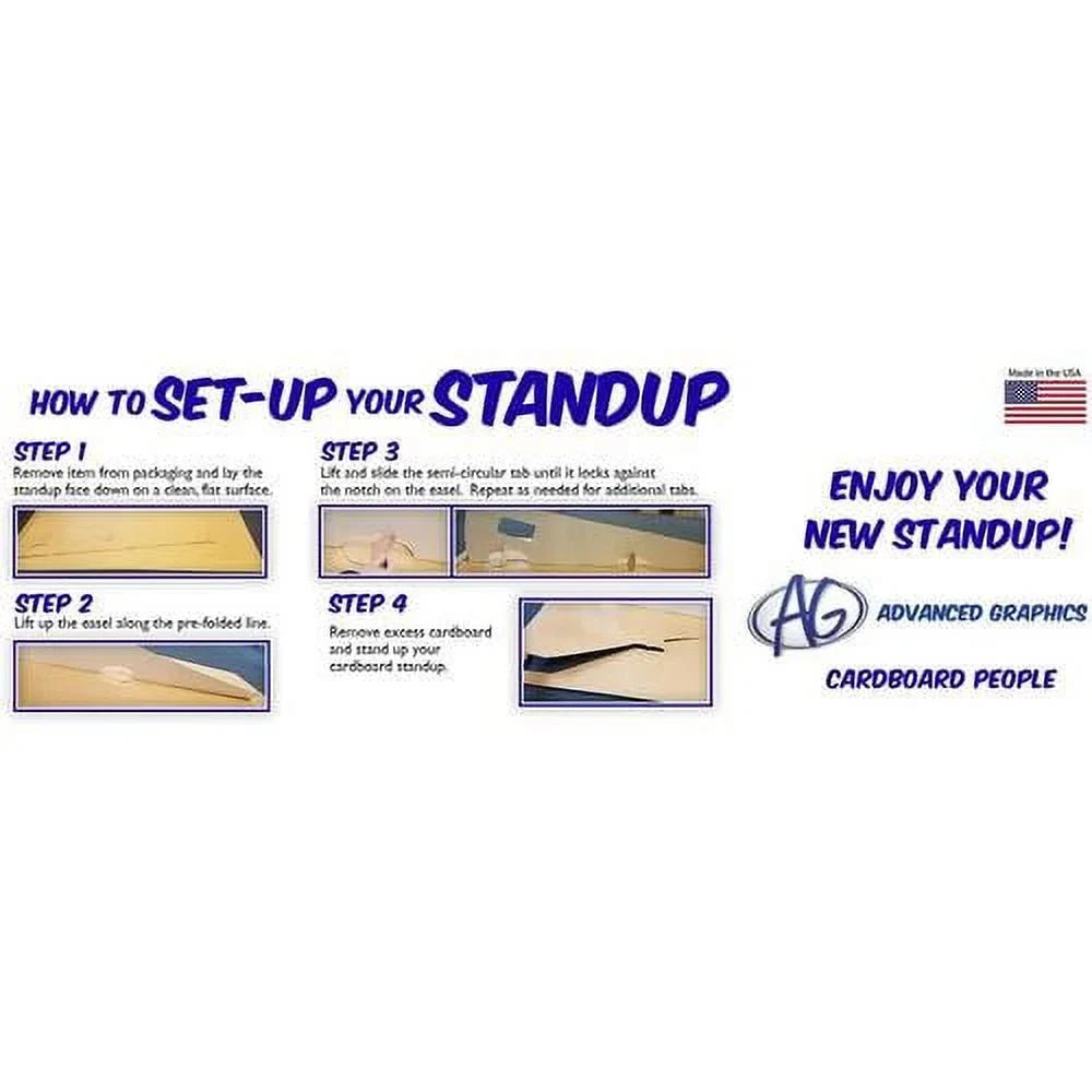 Size Stand-In Skier Life Cutout Cardboard Downhill Standup
