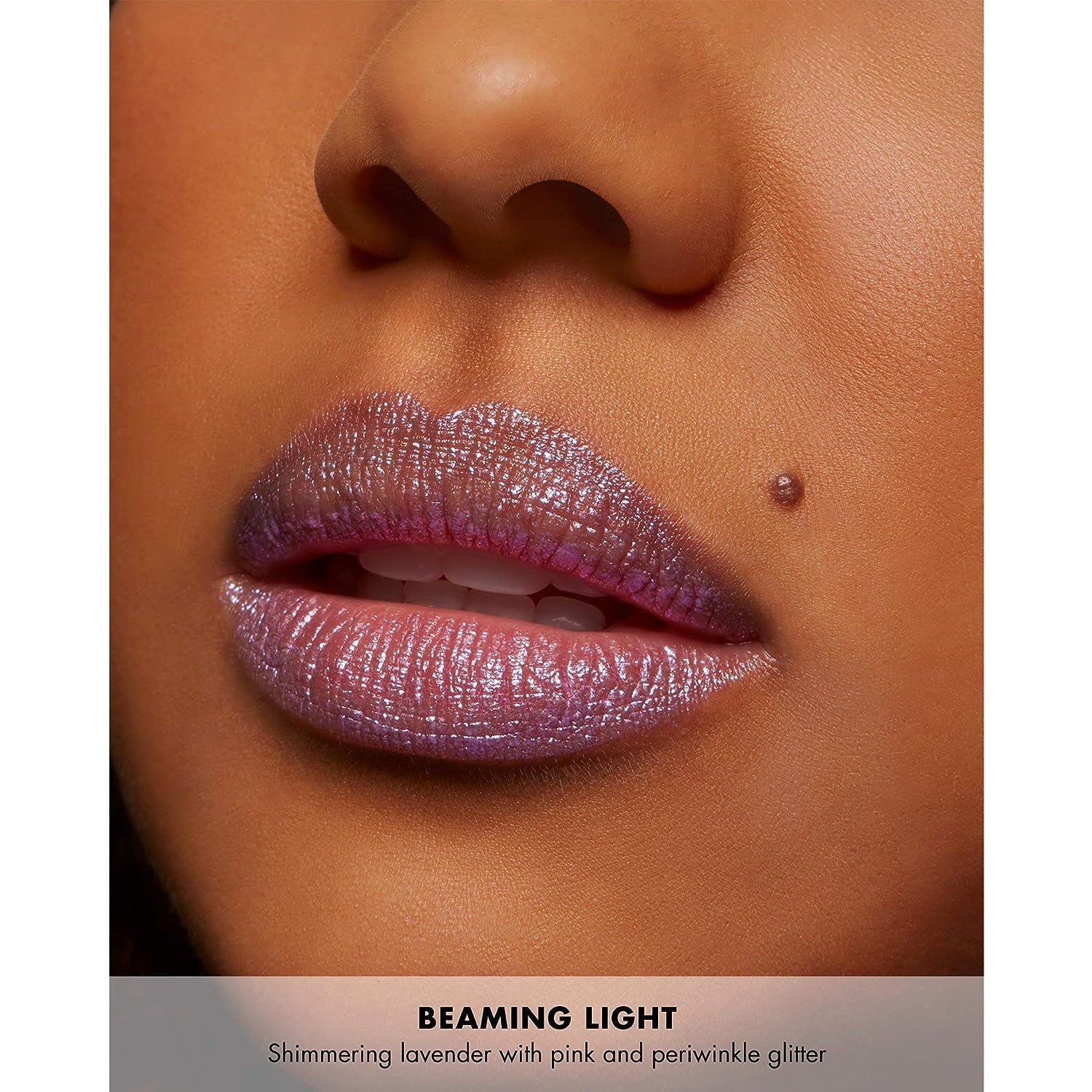 Lights - Topper Lip Beaming Glitter Hypnotic Ounce) with Light Milani Topping a Finish Lip Cruelty-Free (.15 Shimmering