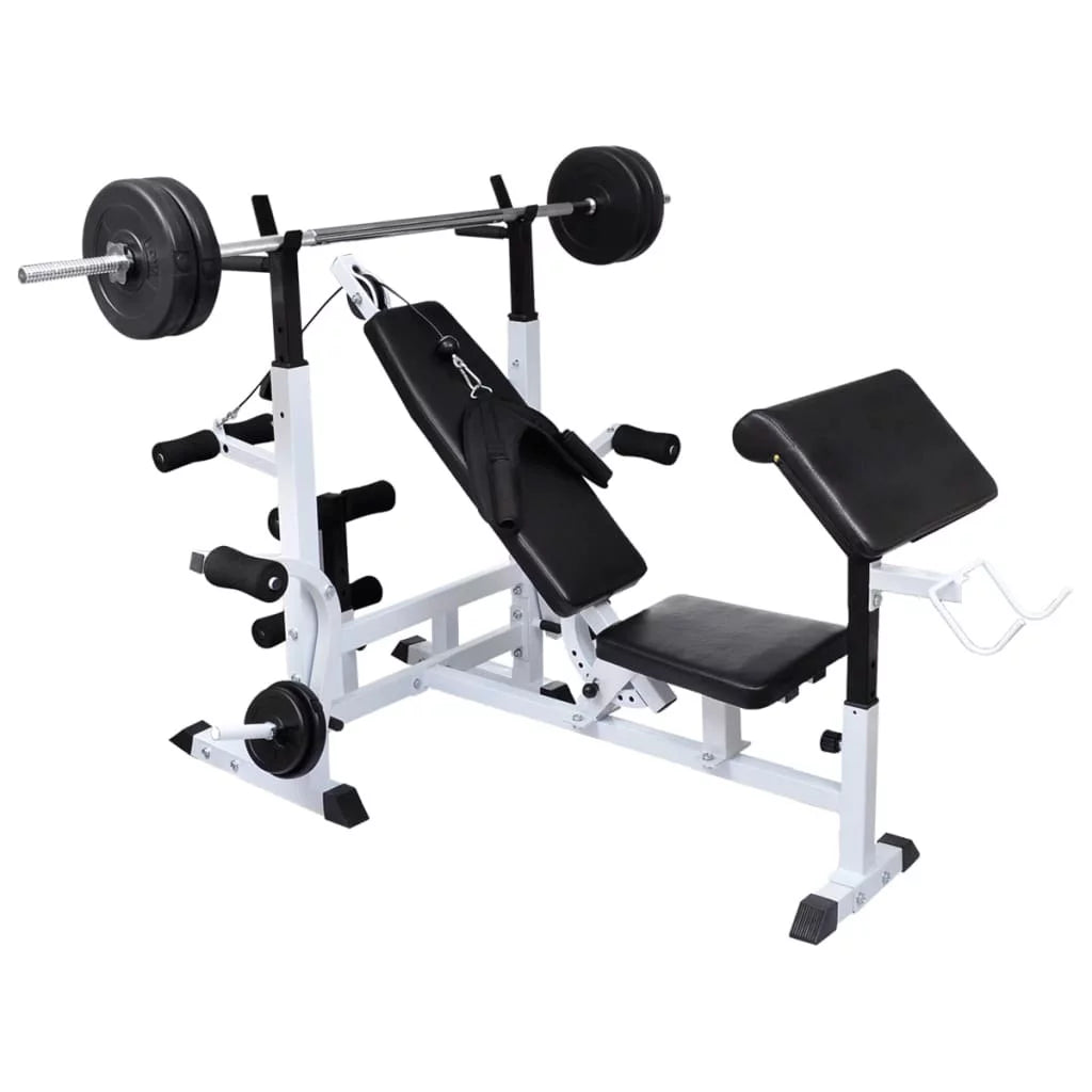 Dumbbell of Potential Rack Fitness Set Weight Complete Total with Bench Weight