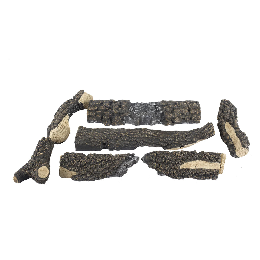 Wildwood Fuel Pleasant Free Set Log Hearth Gas BTU 24" Dual Vent 30,000